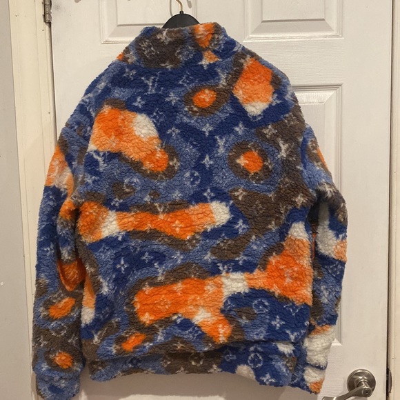 Louis Vuitton camo fleece jacket, men’s M - Picture 5 of 11